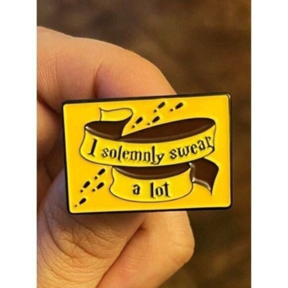 3/20 Solemly Swear Alot Harry Potter Enamel Pin - Picture 1 of 1